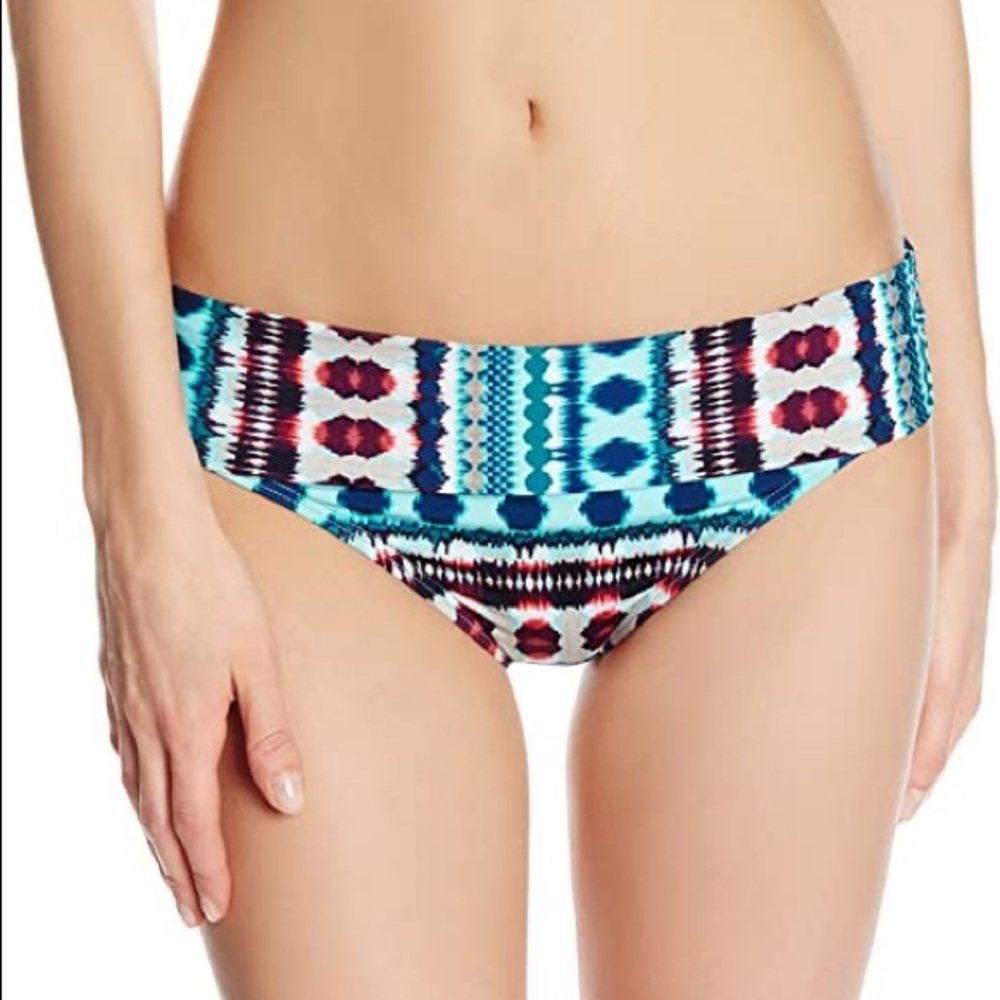 La Blanca Shirred Banded Hipster Bikini Bottom